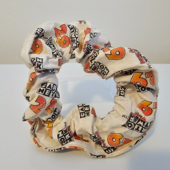 Vintage Hair Scrunchie Cartoon Network Nascar #29 Wacky Racing Advertising - Picture 2 of 4